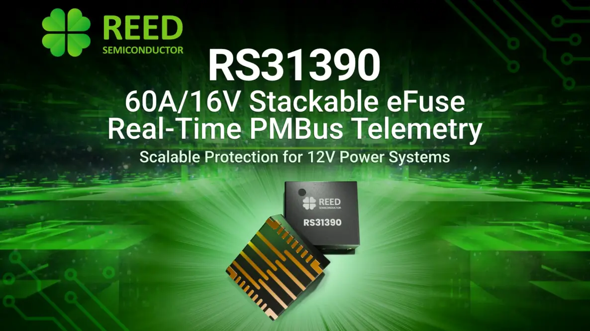 RS31390 16 volt, 60 amp stackable eFuse with PMBus introduction Image