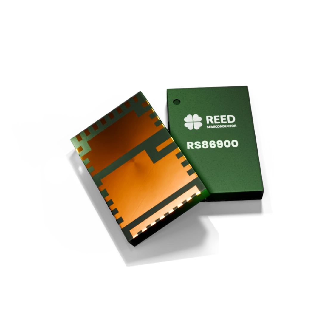 Pakcage image of RS86900 90A Smart Power Stage that supports a2.5 volt to 16 volt input, 90 amp smart power stage